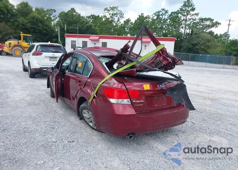 2012 Subaru Legacy 2.5I Premium z USA, uszkodzony, nr VIN 4S3BMBC63C3006726